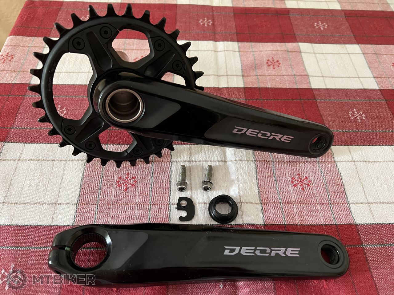 Čisto nové kľuky Shimano Deore Fc M6120 kľuky 1x12sp 175 mm 32z Boost