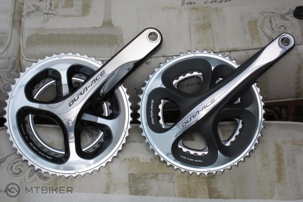 Dura Ace 7900 52/39, kluky - Kliky s trojpřevodníkem - MTBIKER bazar