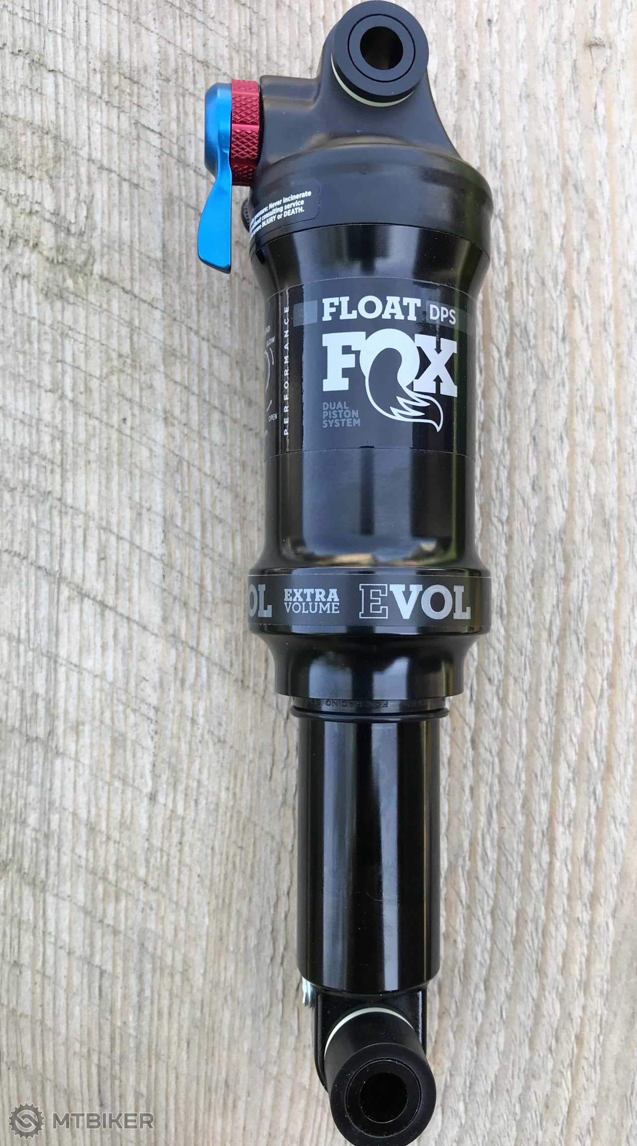 Fox Racing A Float Dps Performance 3pos Evol Shock Black 184x44