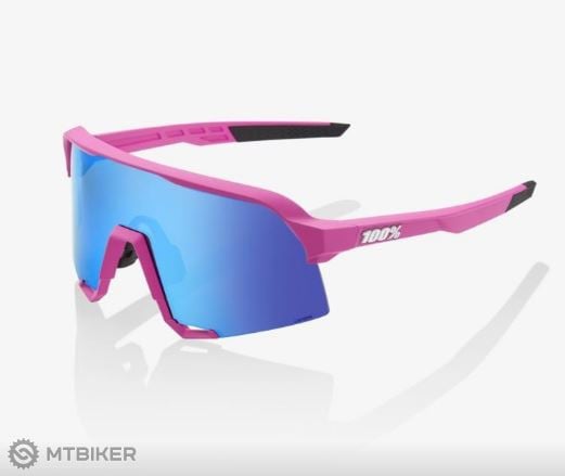 100% S3 Hiper Blue Multilayer glasses, pink - MTBIKER.shop