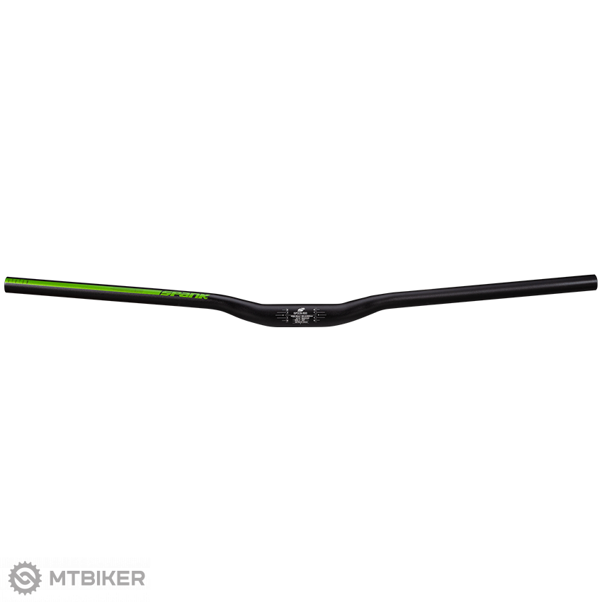 Generalife Bliv Atomisk SPANK Spoon 800 Bar MTB handlebar, 20R, black/green - MTBIKER.shop