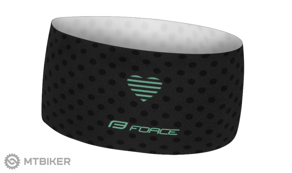 FORCE POINTS headband, tapered, not black/turquoise