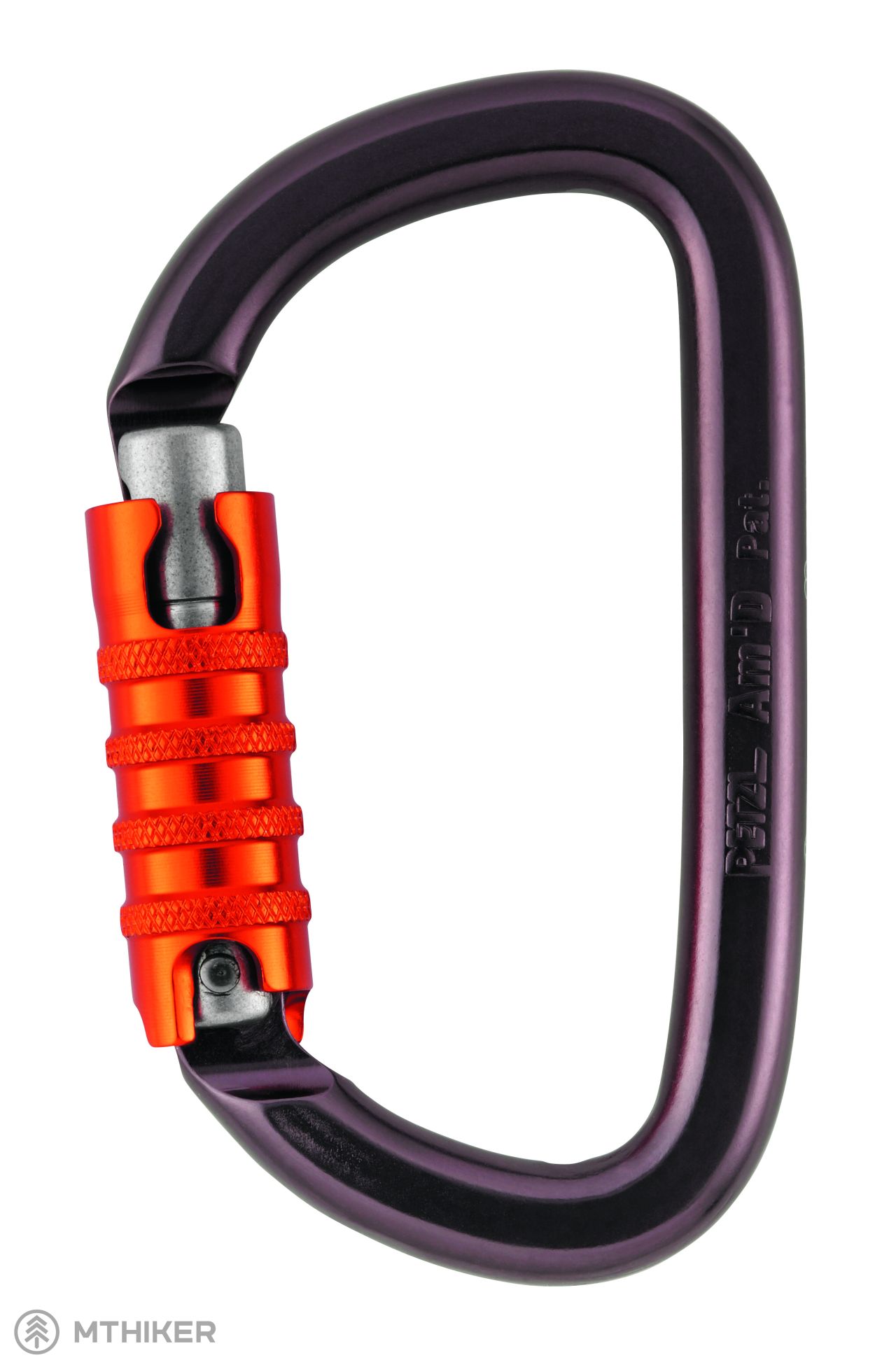 Petzl AMD TRIACT LOCK carabiner with automatic. fuse, black
