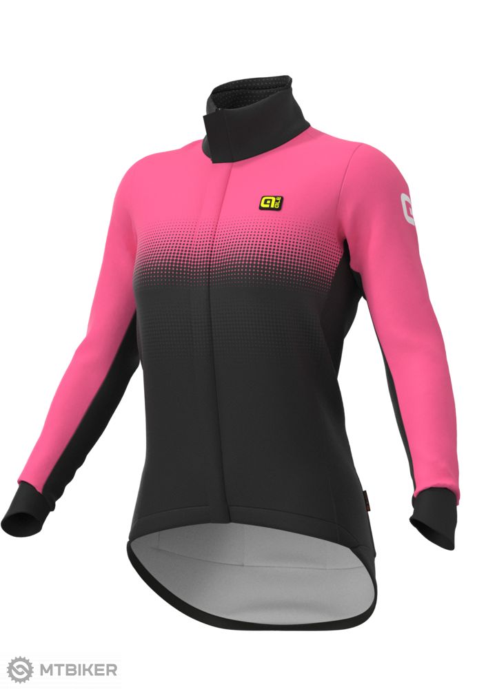 ALÉ PR-S GRADIENT women's jacket, black/fluo pink