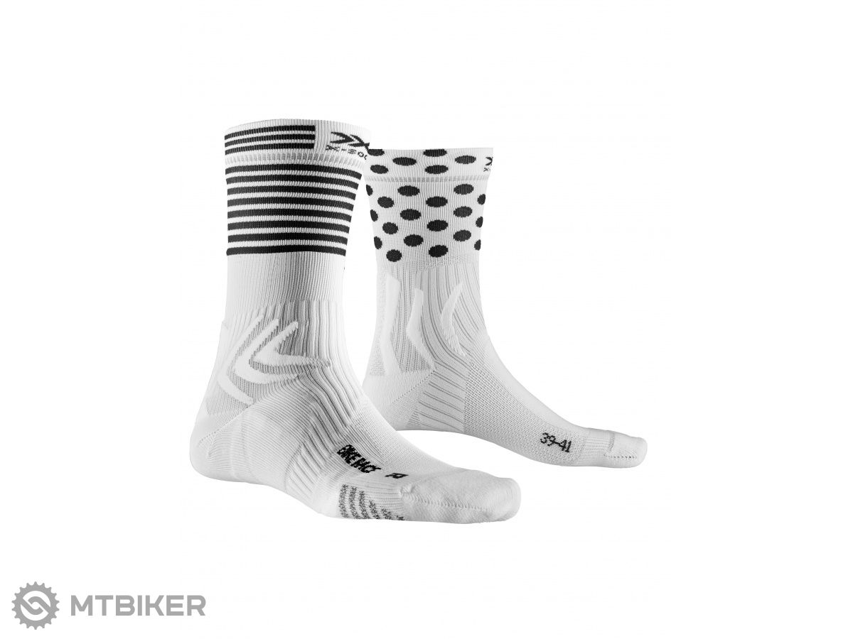 middelen Ruimteschip Verrijken X-BIONIC x-SOCKS BIKE RACE 4.0 socks, white - MTBIKER.shop