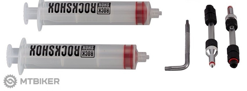 Aanvankelijk Gelach biologisch RockShox Bleed Kit XLoc / Reverb - syringes 2 pcs - MTBIKER.shop
