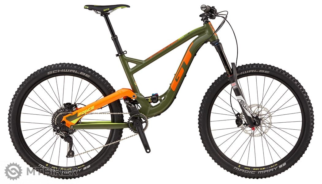 GT Force 27.5 Expert 2018 Satin Military Green mountain bike