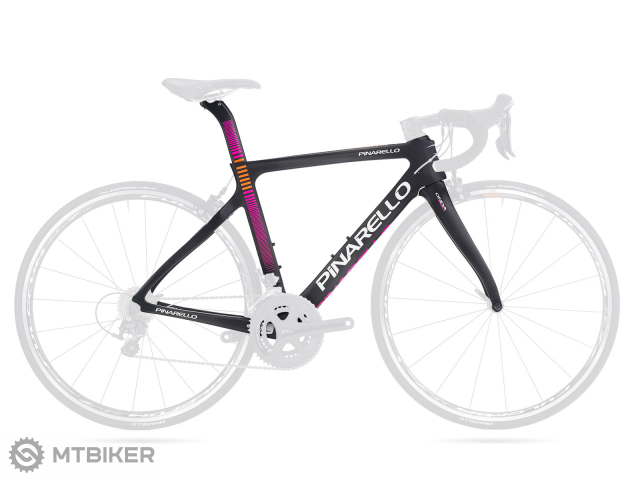 Pinarello GAN road frame black pink MTBIKER.shop