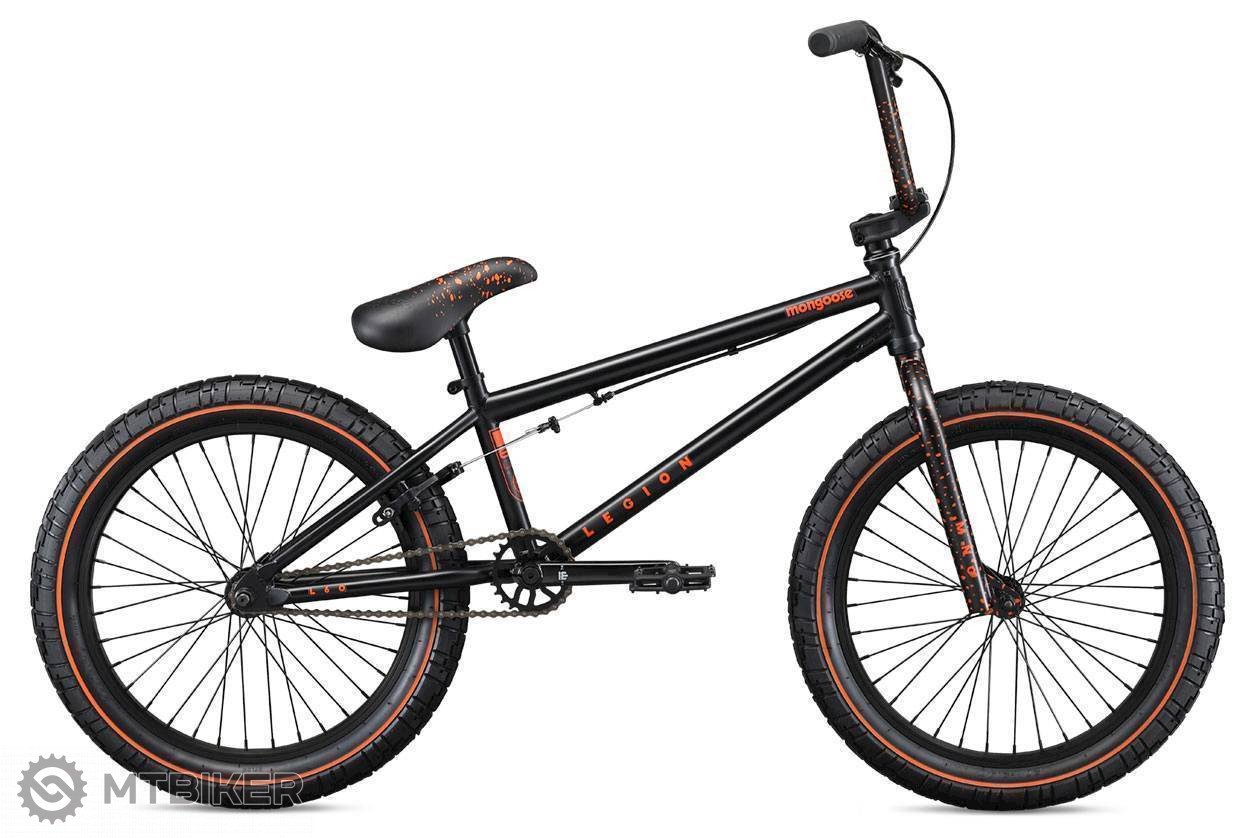 Black and orange mongoose bmx hotsell