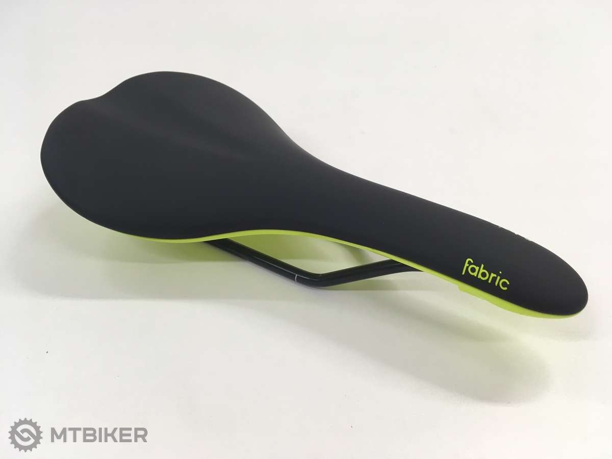 Fabric Scoop Flat Elite saddle black yellow - exhibition