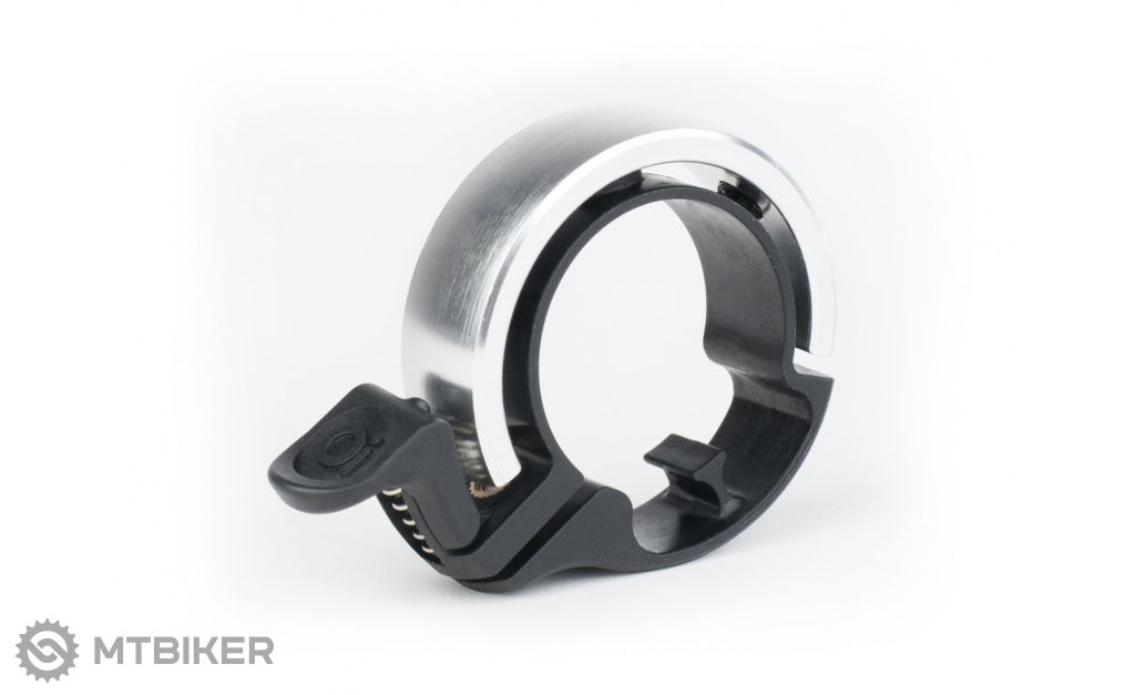 Knog Oi Bell Classic bell, large, silver - MTBIKER.shop