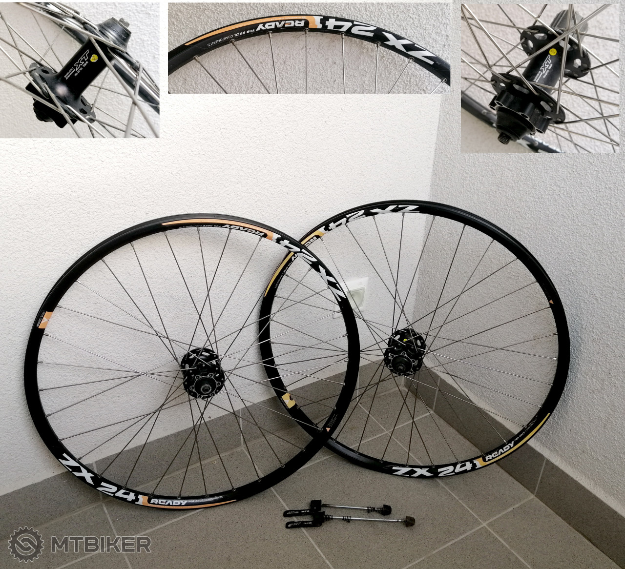 Alex Rims Z X 24 + Shimano X T + upináky X T - 26