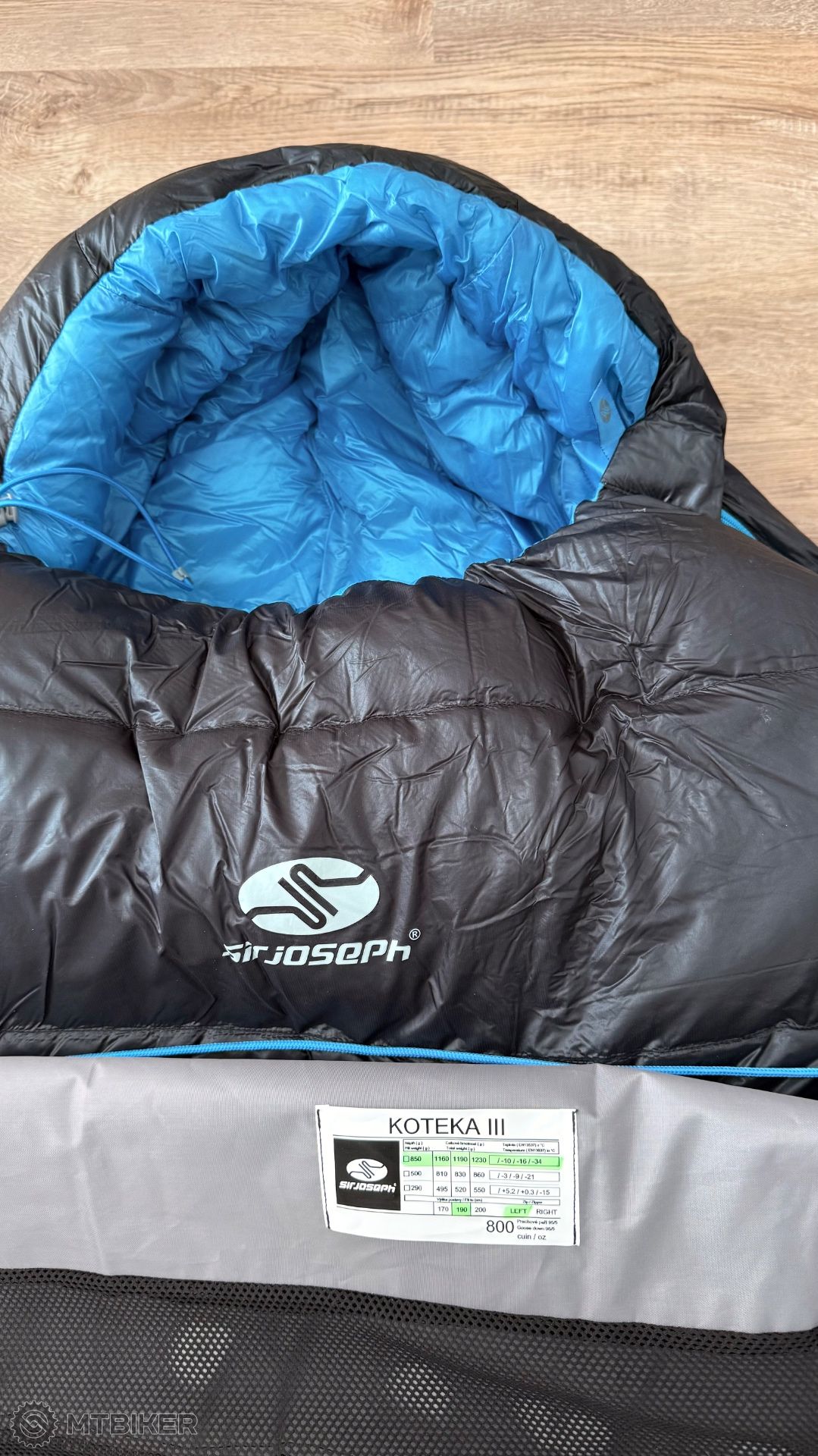 Predám zimný páperový spacák Sir Joseph Koteka III 850  190 cm nepoužívaný
