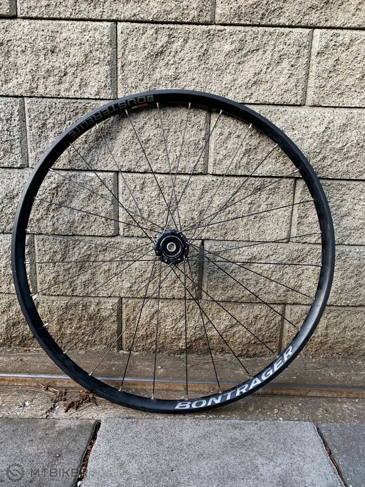 Bontrager Duster Elite 29" Front Wheel – Tubeless Ready, 100mm Thru Axle, 946g