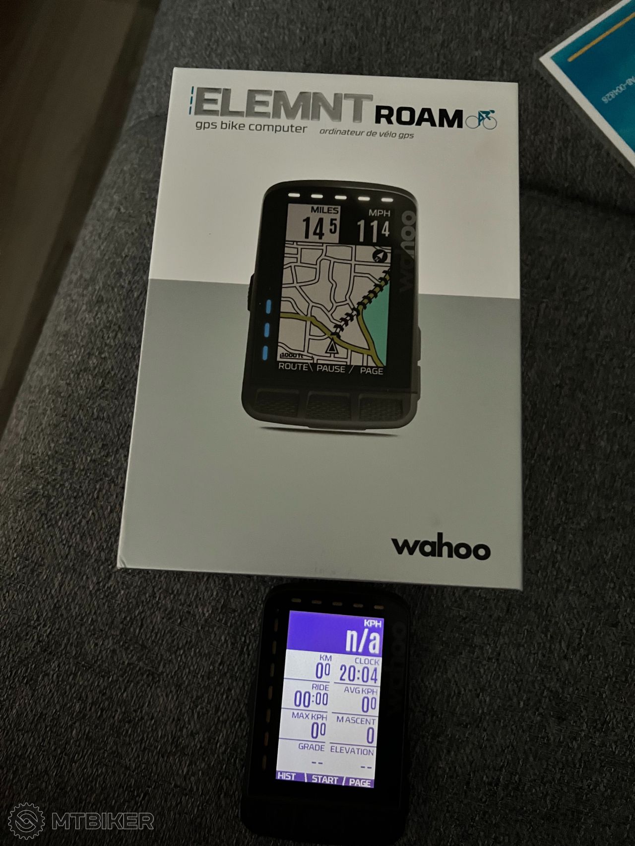 wahoo element roam gps
