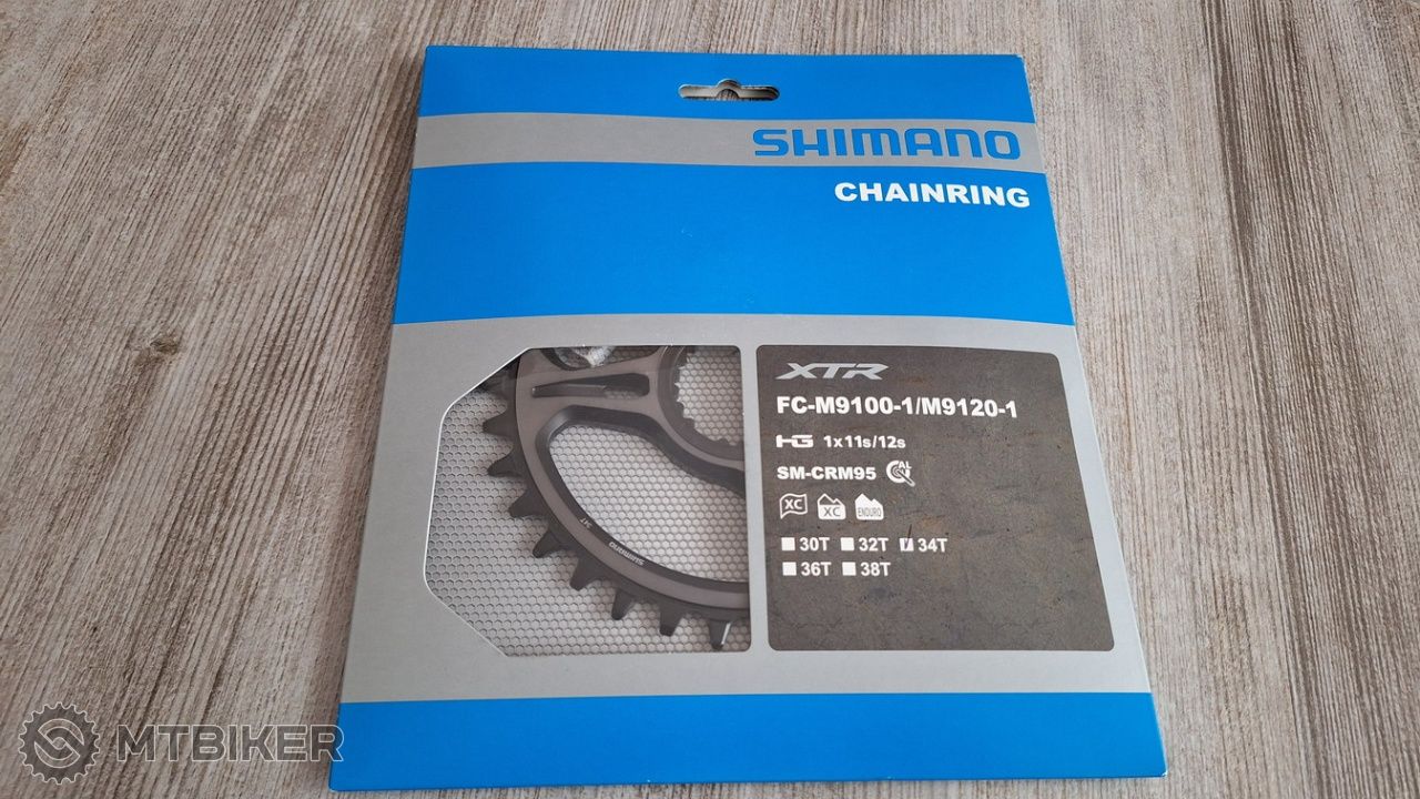 Převodník shimano XTR 34 zubů