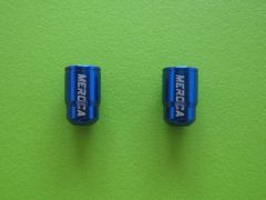 Nové hliníkové čepičky autoventilku na MTB Meroca(2ks)