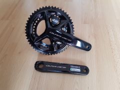 Nové 4iiii Shimano Fc-R9200 Precision 3+ PRO Dual kľuky s powermetrom, 52/36T