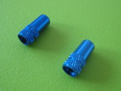 Nové hliníkové čepičky galuskových ventilků Risk (2ks)