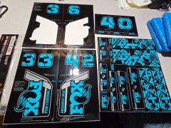 Fox custom decal kit
