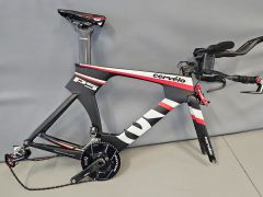 Časovkársky rámový set Cervelo P5 six, veľ. M/54, sada Sram Red eTap