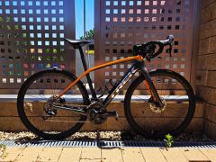Trek Domane SL 5 Disc Road Bike 2021 Lithium Grey/Factory Orange