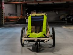 Croozer s prídavným odpružením a miminkovnikom