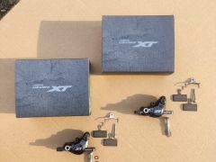 Hydraulické brzdy Shimano XT, M8100 (prednú / zadnú) + platničky