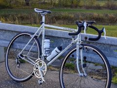 Predam tento krasny originál retro bike na sade Campagnolo Super Rekord Titan 1985 top stav