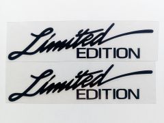 Nové čierne nálepky Limited Edition