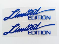 Nové modré nálepky Limited Edition
