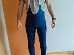 Zateplené cyklistické kalhoty s vložkou