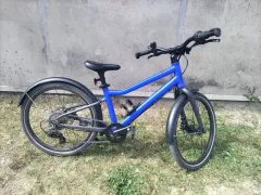 Woom 4 Explore 20" detský bicykel, modrý, s faktúrou