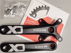 Nové Kľuky Meroca CX Alu  7-12s   34t   BCD 104 štvorhran