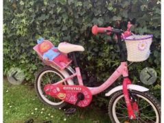 Bicykel 16pal,detsky ružový