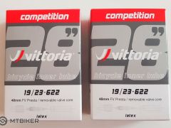 2 nové cestné duše Vittoria Competition Latex SV 700x19-23c