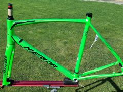 Predám rámovú sadu Merida Cyclocross 700 Xl/59 zelený s novou karbónovou prednou vidlou