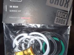 Nová servisná sada Rockshox Monarch 50 hour service kit + nálepky na tlmič