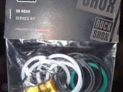 Nová servisná sada Rockshox Monarch 50 hour service kit + nálepky na tlmič