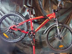 Horský bicykel Rockrider ST 900 24-palcový pre deti od 9 do 12 rokov červený