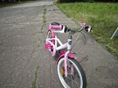 Dievčenský bicykel od 4,5 do 6 rokov