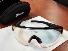 Azr Kromic Sky Rx Sunglasses Matte Black Photochromic Irise Red Mirror/CAT0-3