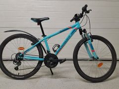 MTB Rockrider ST 500 24&quot; pre 9-12 ročné dieťa (modrý)