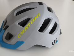 Cratoni Maxter Pro detská prilba, Grey/Blue Matt, Xs-S (46-51cm)