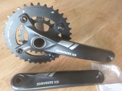 Kliky Sram GXP X5 175Mm 2x10 36-22 104Bcd Fc-X5-A1 Fatbike BB 100mm