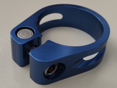 Sedlová objímka modrá 31,8mm
