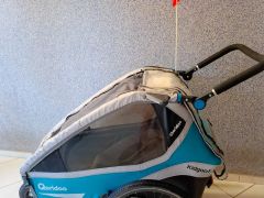 Vozík Qeridoo KidGoo1 + bežecký set + kotúčové brzdy + oska Thule