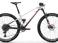 Mondraker F-Podium Carbon DC R - DT Swiss, white / carbon / flame red, 2020