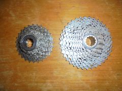 Cestná Kazeta Sh. 105 + MTB Kazeta XT  10 speed.