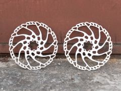 2x Shimano SLX SLX Sm-Rt66-L brzdový kotúč, 6-dier, 203 mm